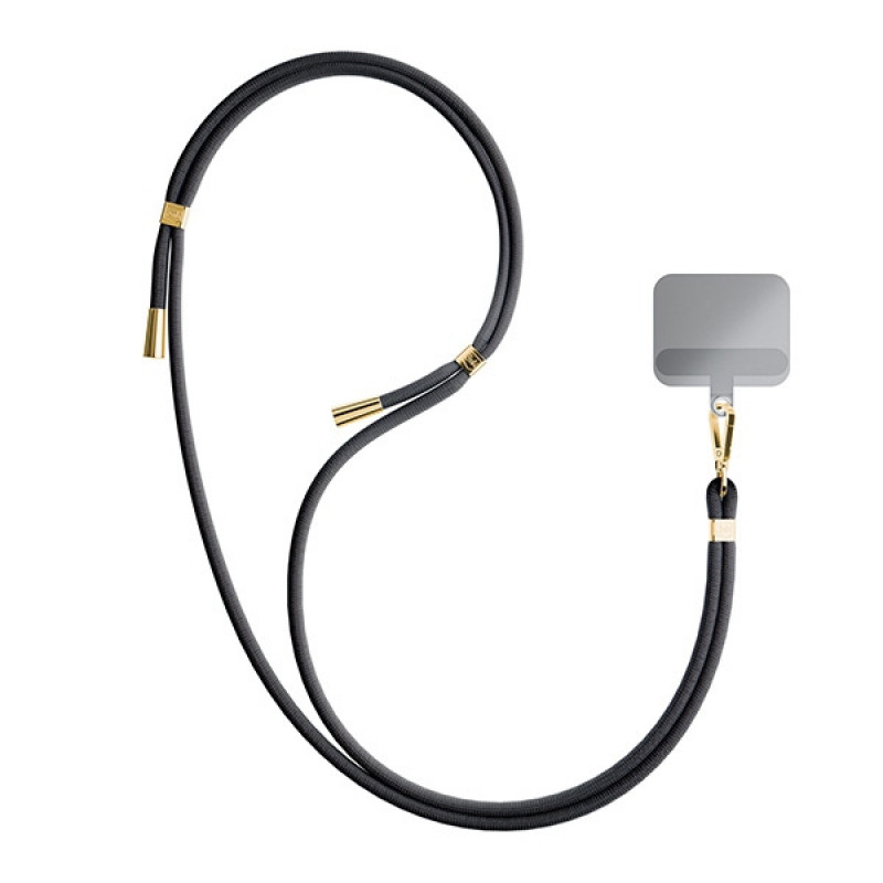 3MK EasyClip telefoni kaelarihm, must / kuldne