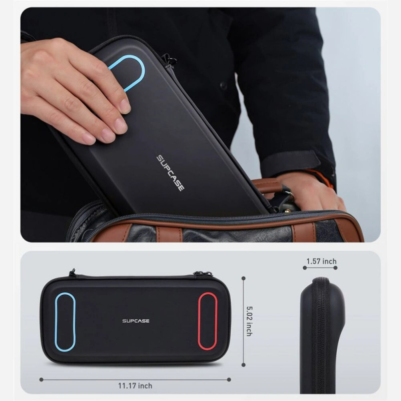 Supcase kaasaskantav minikott Nintendo Switch 2-le, must