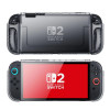 Supcase Crystal Case Nintendo Switch 2 jaoks, Frost Black