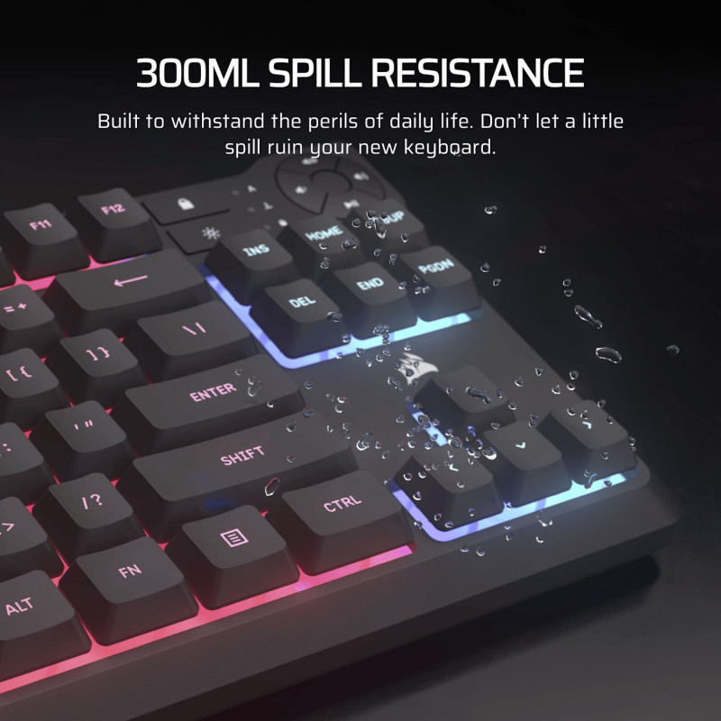 Corsair K55 CORE TKL RGB mänguklaviatuur