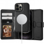 Tech-Protect Wallet MagSafe kott Apple iPhone 12/12 Pro jaoks, must