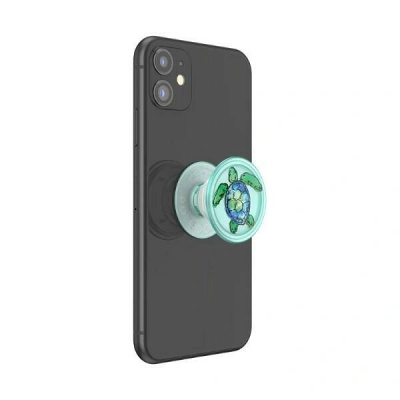 PopSockets PopGrip PlantCore Tortuga telefonikäepide ja -alus