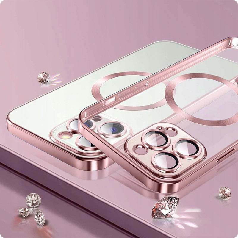 Tech-Protect MagShine MagSafe'i ümbris Apple iPhone 14 jaoks, violetne