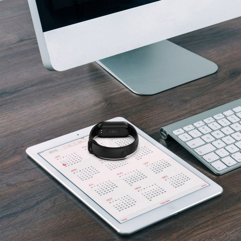 Tech-Protect IconBand rihmaga Xiaomi Smart Band 8 / 8 NFC / 9 jaoks, must