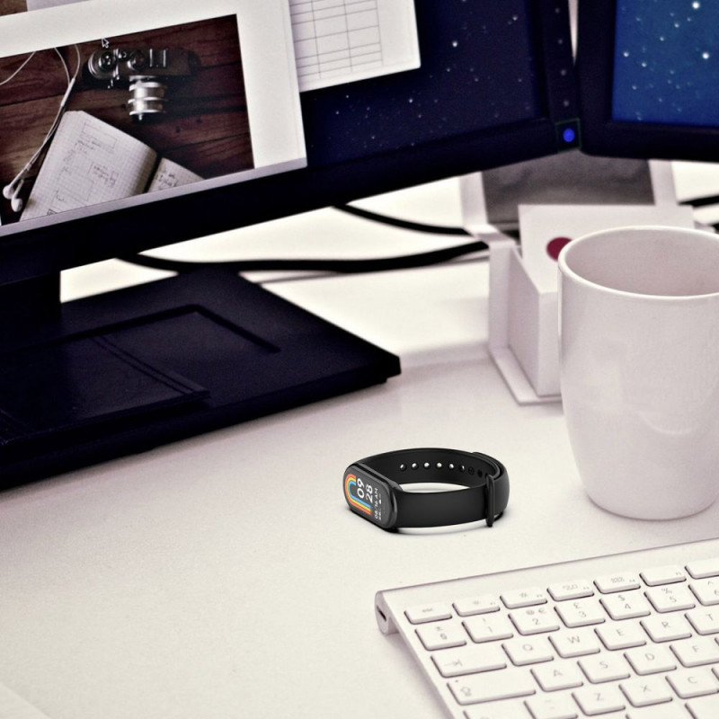 Tech-Protect IconBand rihmaga Xiaomi Smart Band 8 / 8 NFC / 9 jaoks, must