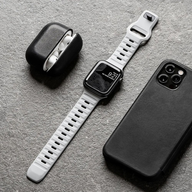 Tech-Protect IconBand Line rihm Apple Watch 4/5/6/7/8/9/SE/Ultra 44/45/49 mm jaoks, must