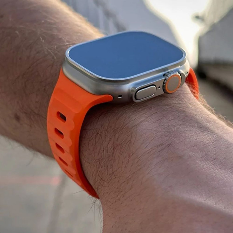Tech-Protect IconBand Line rihm Apple Watch 4/5/6/7/8/9/SE/Ultra 44/45/49 mm jaoks, must