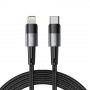Tech-Protect UltraBoost USB-C/Lightning kaabel PD 20W 3A 200 cm, hall