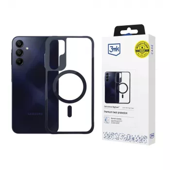 3MK Satin Armor MagCase kaitsekott Samsung Galaxy A15 5G jaoks, läbipaistev