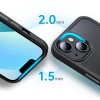 Tech-Protect MagMat MagSafe ümbris Apple iPhone 12 Pro Max-le, mattmust