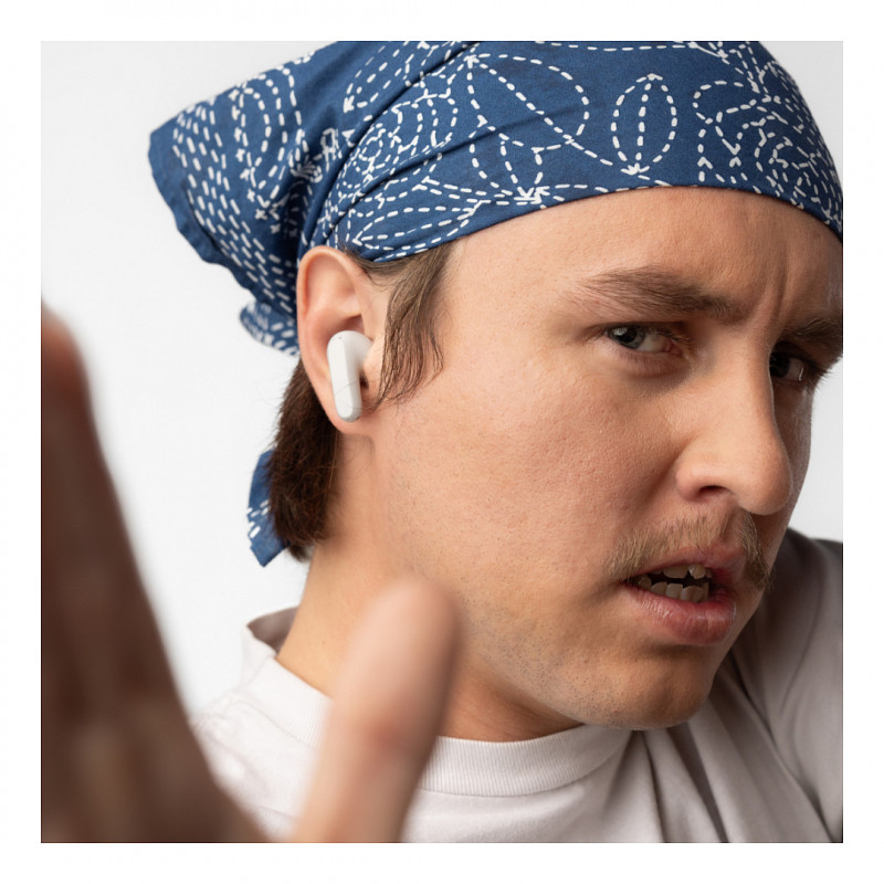Skullcandy Rail True Wireless kõrvaklapid S2RLW-Q751, Bone/Orange Glow