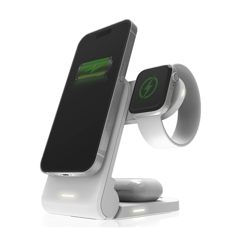 STM ChargeTree MAG 3-in-1 MagSafe juhtmeta laadija, valge