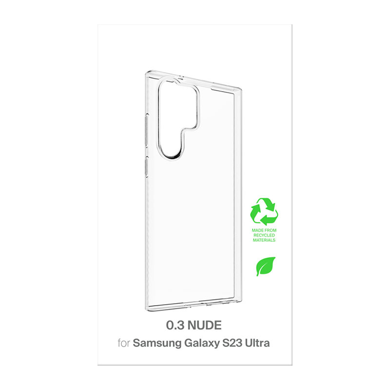 PURO 0.3 Nude ümbris Samsung Galaxy S23 Ultra jaoks, läbipaistev