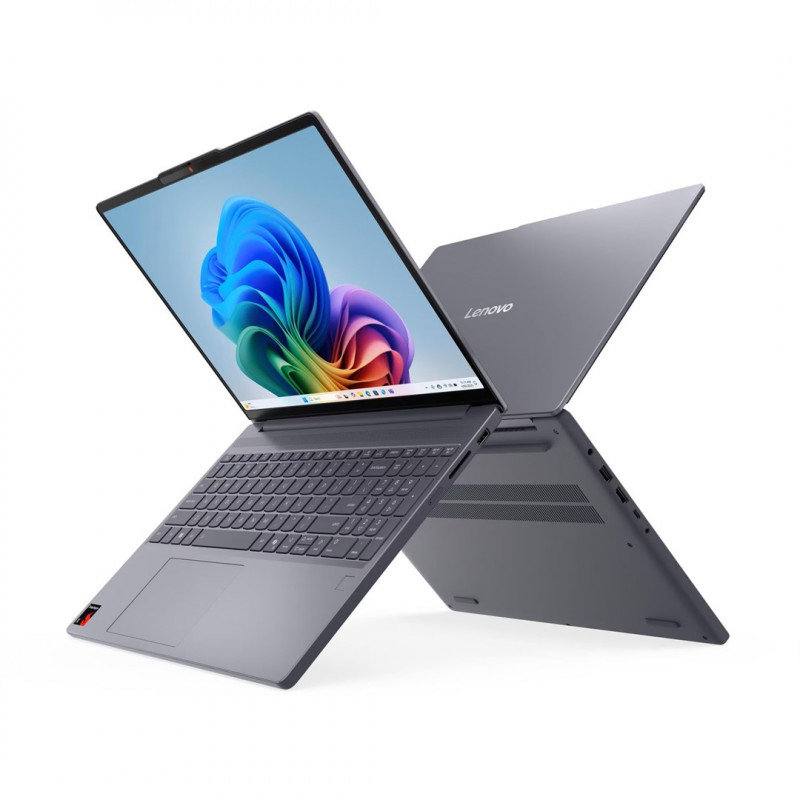Lenovo Slim 3 15Q8X10 sülearvuti, 15,3" WUXGA puuteekraan, Snapdragon X1-26-100, 16 GB RAM, 1 TB SSD, Win11, Luna Grey (REPACK)