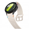Tech-Protect silikoonist spordirihm Samsung Galaxy Watch 4/5/5 Pro/6/7/FE jaoks, Starlight