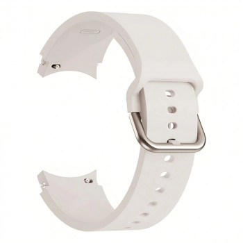 Tech-Protect silikoonrihm THP3041 Samsung Galaxy Watch 4/5/5 Pro/6/7/FE jaoks, Starlight