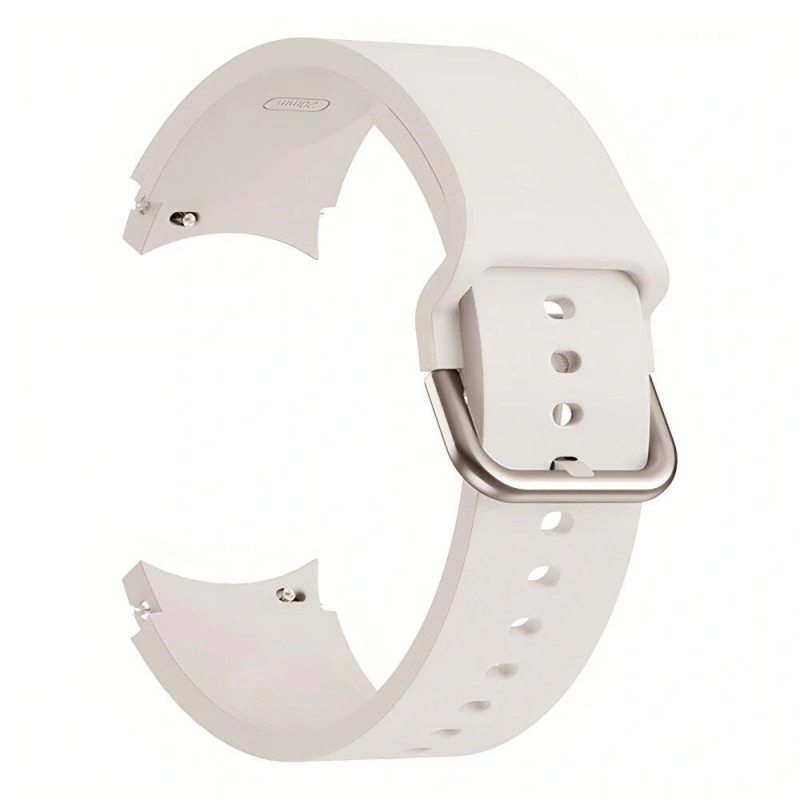 Tech-Protect silikoonrihm THP3041 Samsung Galaxy Watch 4/5/5 Pro/6/7/FE jaoks, Starlight