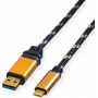 ROLINE GOLD USB 3.2 Gen 1 kaabel, USB-A - USB-C, pistik/pistik, 2 m (11.02.9093)