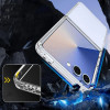 Tech-Protect Flexair Hybrid kaitseümbris THP4318 Samsung Galaxy Z Flip 7 jaoks, läbipaistev