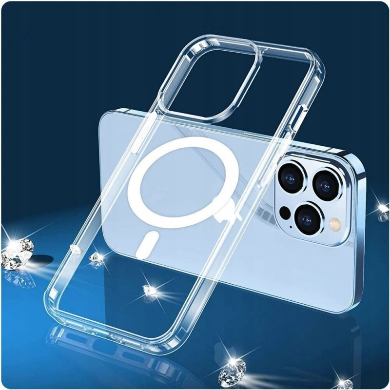 Tech-Protect Flexair Hybrid MagSafe Samsung Galaxy S22 ümbris, läbipaistev