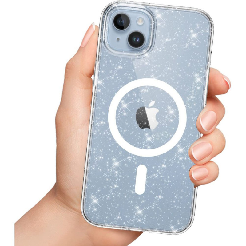 Tech-Protect Flexair Hybrid MagSafe Apple iPhone 13 / 14 ümbris, Glitter