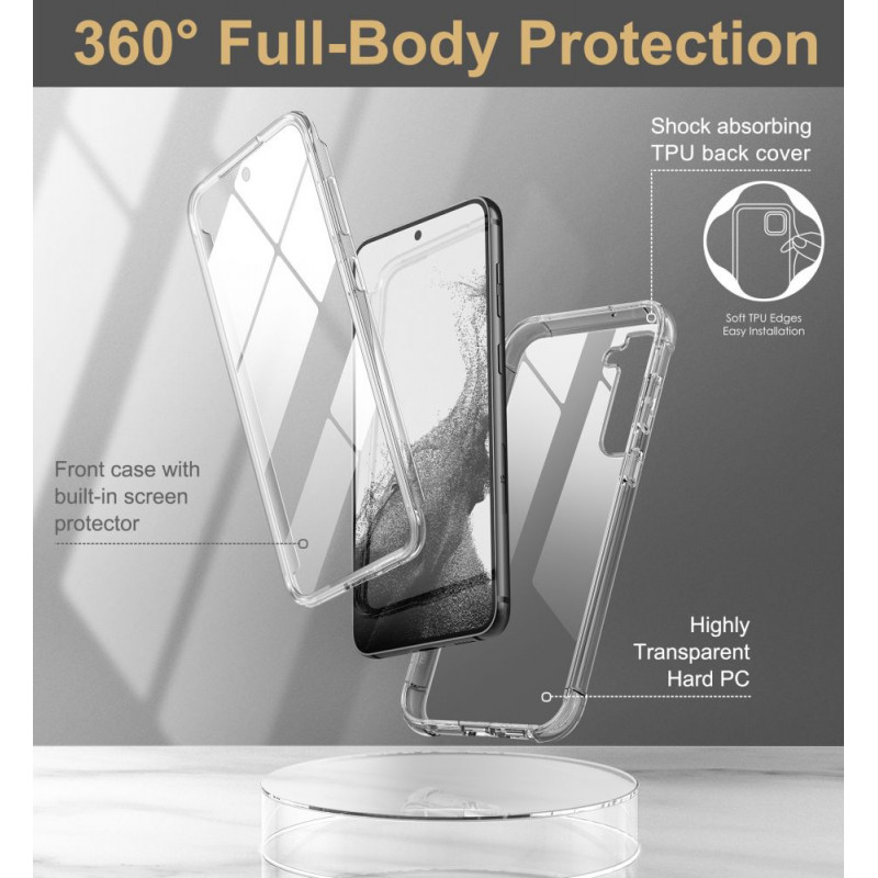 Tech-Protect Kevlar Samsung Galaxy S23+ ümbris, läbipaistev