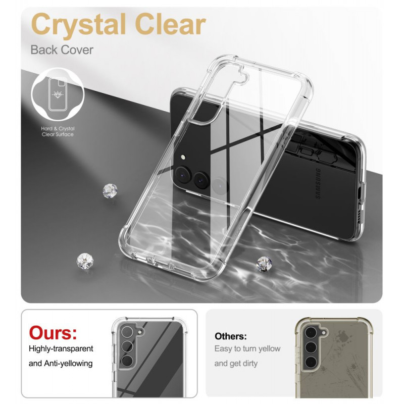 Tech-Protect Kevlar Samsung Galaxy S23+ ümbris, läbipaistev