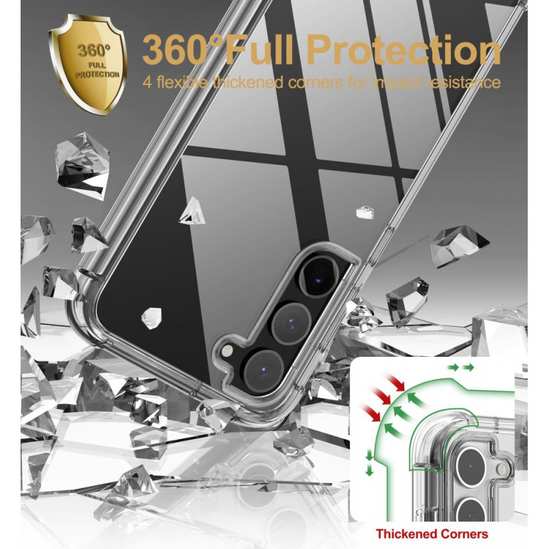 Tech-Protect Kevlar Samsung Galaxy S23+ ümbris, läbipaistev