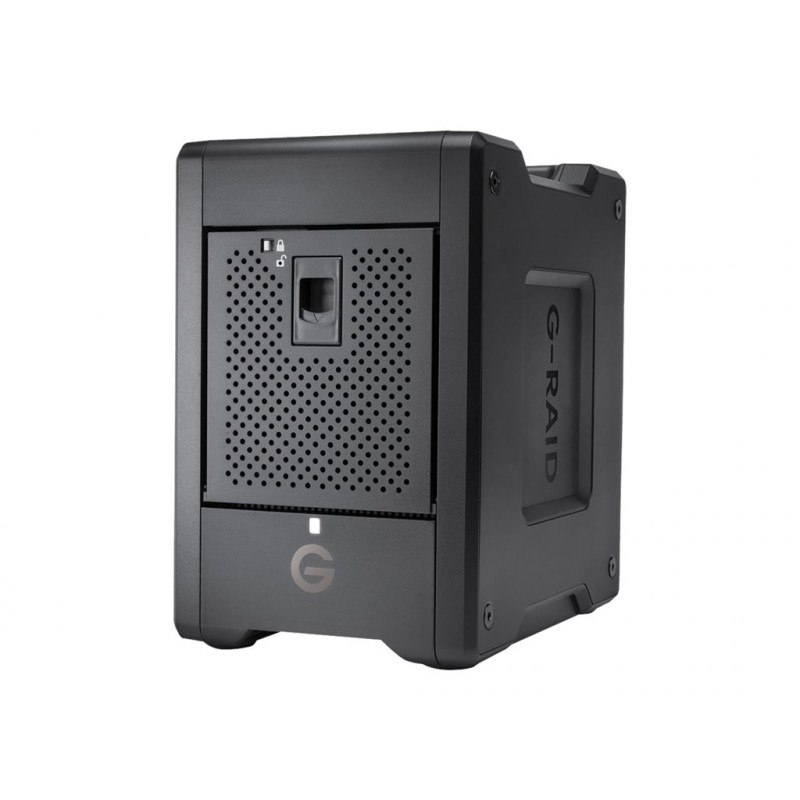 SanDisk Professional G-RAID SHUTTLE 4 kõvaketta massiiv, 24 TB, 4 pesaga, HDD 6 TB x 4, Thunderbolt 3, USB 3.2 Gen 2