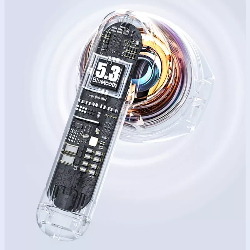 Dudao U8 TWS traadita kõrvaklapid, Bluetooth 5.3, valge