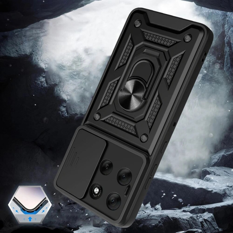 Tech-Protect Camshield Pro ümbris Motorola Moto G86 5G / G86 Power 5G jaoks, must
