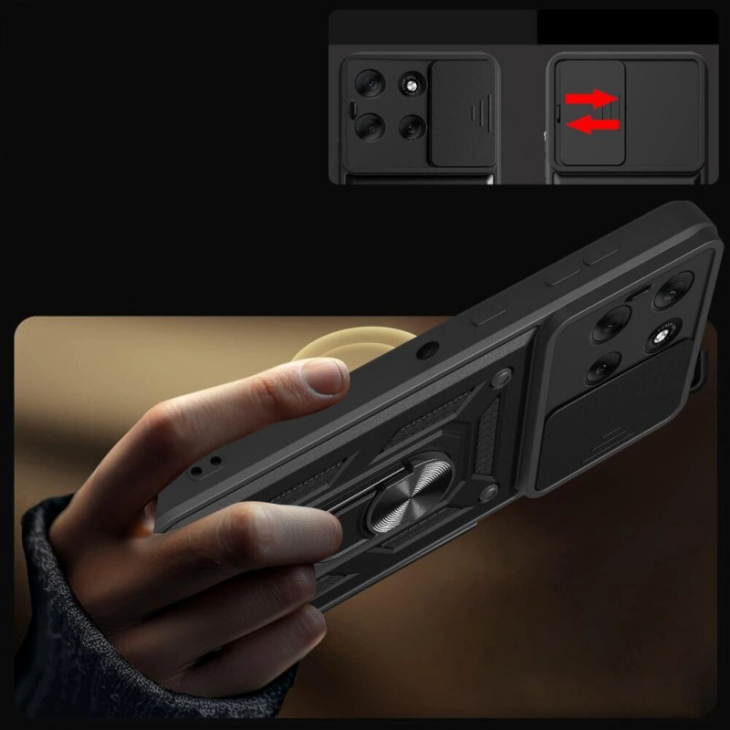 Tech-Protect Camshield Pro ümbris Motorola Moto G86 5G / G86 Power 5G jaoks, must