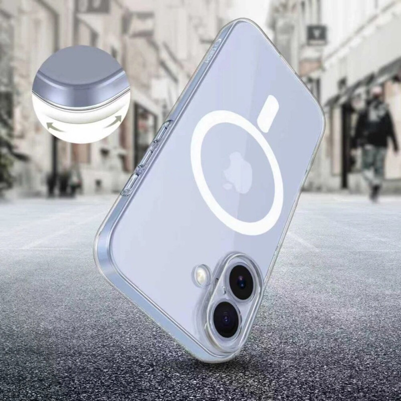 Tech-Protect FlexAir MagSafe ümbris Apple iPhone 17 jaoks, läbipaistev