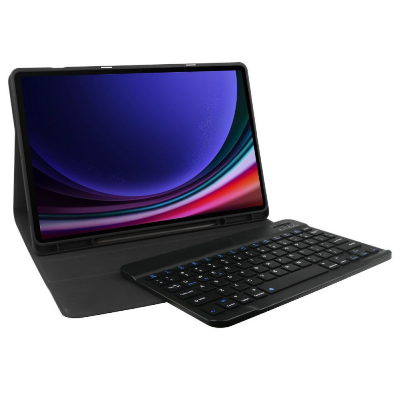 Tech-Protect SmartCase Pen Samsung Galaxy Tab S9 FE+ kaanega klaviatuur, must