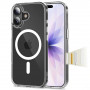 Tech-Protect Flexair Hybrid CC MagSafe ümbris Apple iPhone 17-le, läbipaistev