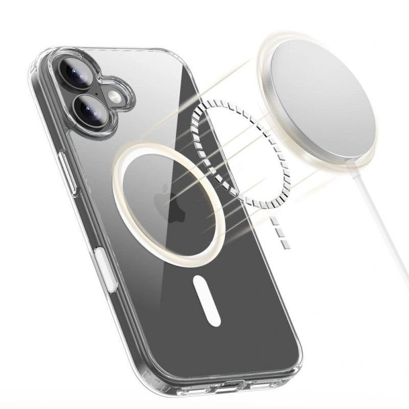 Tech-Protect Flexair Hybrid CC MagSafe ümbris Apple iPhone 17-le, läbipaistev