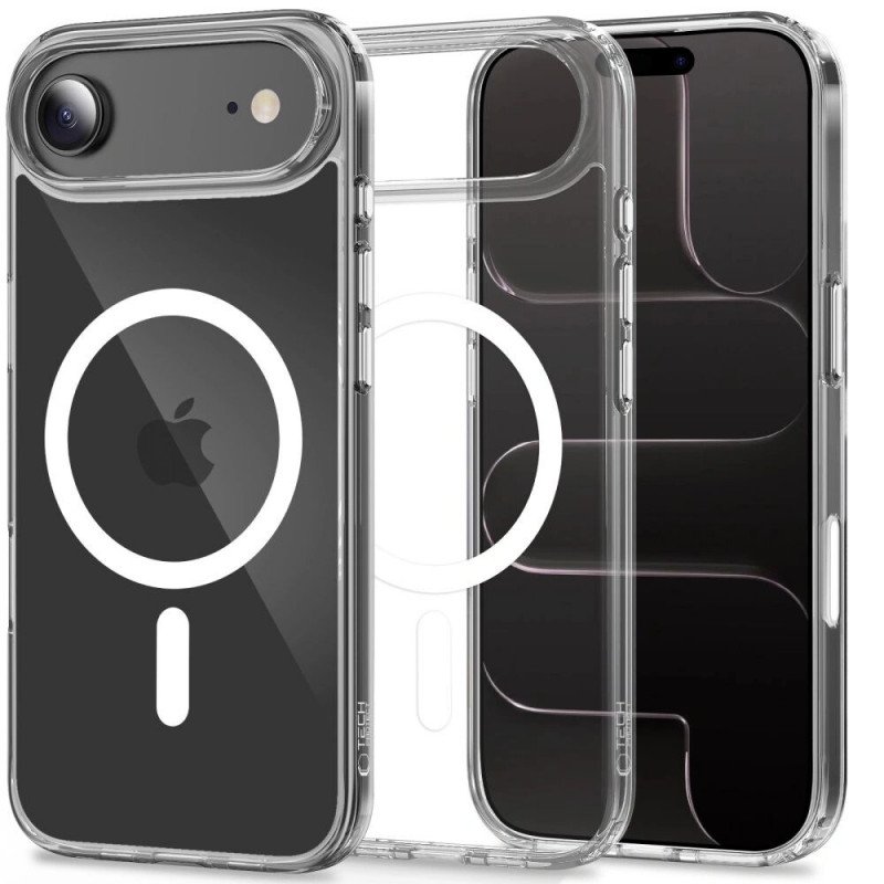 Tech-Protect Flexair Hybrid CC MagSafe ümbris Apple iPhone Airile, läbipaistev