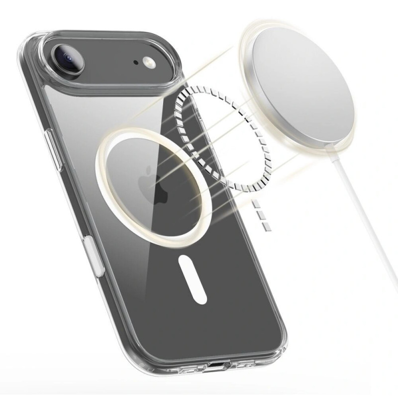 Tech-Protect Flexair Hybrid CC MagSafe ümbris Apple iPhone Airile, läbipaistev