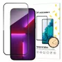 Wozinsky Full Glue Case Friendly karastatud klaas raamiga iPhone 15 Pro Max jaoks, must