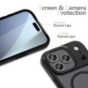 Tech-Protect Magmat MagSafe ümbris Apple iPhone 17 Pro jaoks, mattmust