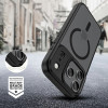 Tech-Protect Magmat MagSafe ümbris Apple iPhone 17 Pro jaoks, mattmust