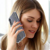 Tech-Protect FlexAir ümbris Samsung Galaxy S25 jaoks, läbipaistev glitter