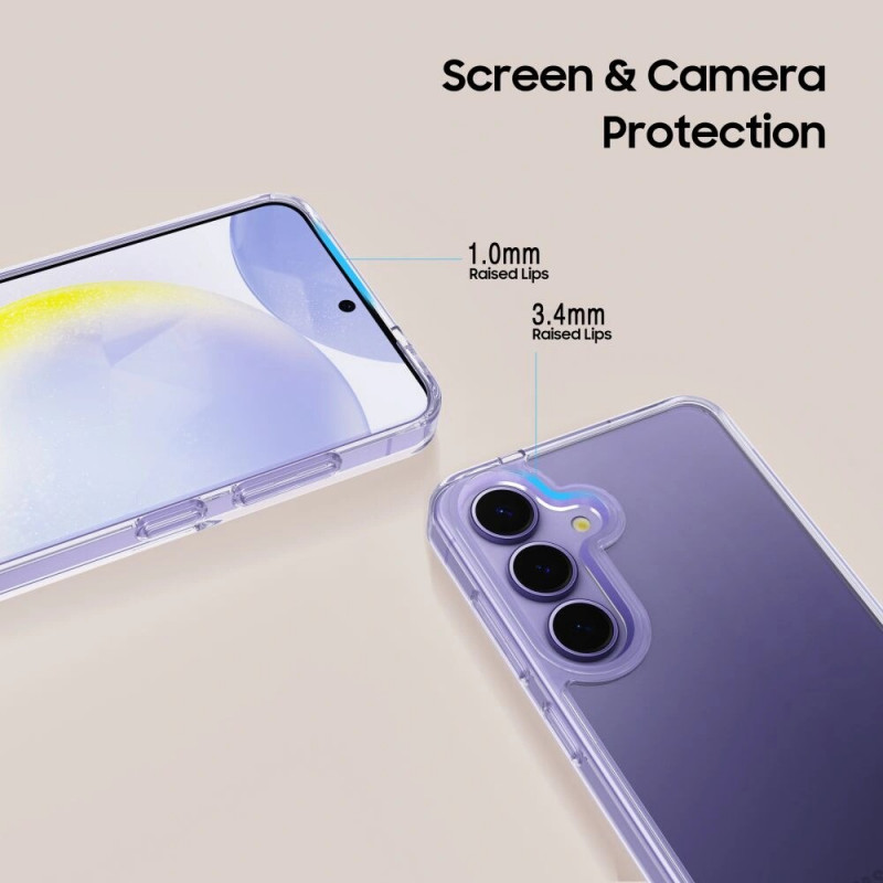 Tech-Protect Flexair Hybrid kate Samsung Galaxy S25-le, läbipaistev