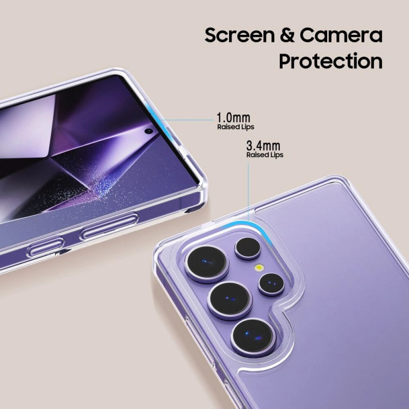 Tech-Protect Flexair Hybrid kaitseümbris Samsung Galaxy S25 Ultra jaoks, läbipaistev