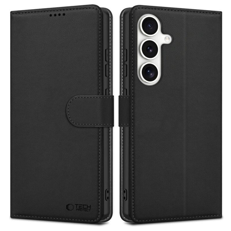 Tech-Protect rahakotikorpuse ümbris Samsung Galaxy S25 jaoks, must