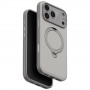 UNIQ Elix ümbris Apple iPhone 18 Pro Max / 17 Pro Max jaoks, 360° pöörlev tugijalg, helehall