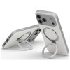 UNIQ Elix ümbris Apple iPhone 18 Pro Max / 17 Pro Max jaoks, 360° pöörlev tugijalg, helehall