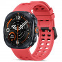 Tech-Protect silikoonist Air-rihm Samsung Galaxy Watch Ultra 1 / 2 (2024-2026) 47 mm jaoks, Crimson Red