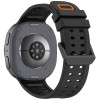 Tech-Protect silikoonist Air-rihm Samsung Galaxy Watch 8 / 9 / Classic 40 / 44 / 46 mm jaoks, must