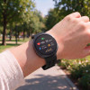 Tech-Protect silikoonist Air-rihm Samsung Galaxy Watch 8 / 9 / Classic 40 / 44 / 46 mm jaoks, must